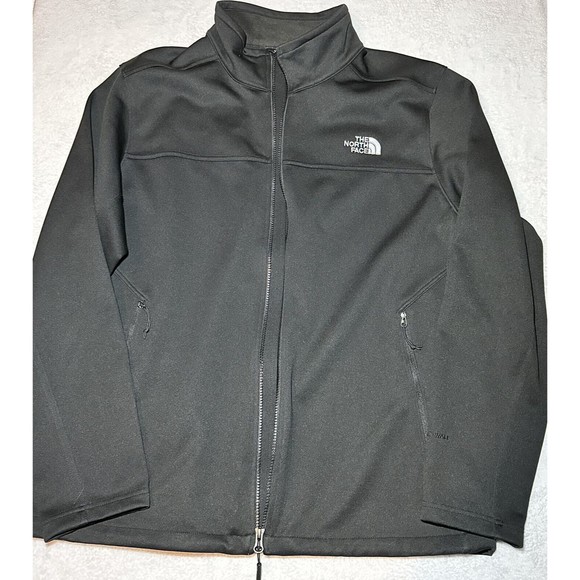 The North Face Men`s Windwall Jacket Black Softshell Full Zip Ski Hiking Sz XL - Picture 6 of 11